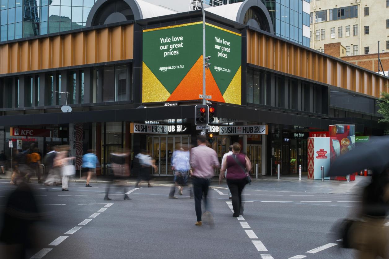 Amazon Retail | Multiformat campaign | December 2023 | JCDecaux Australia