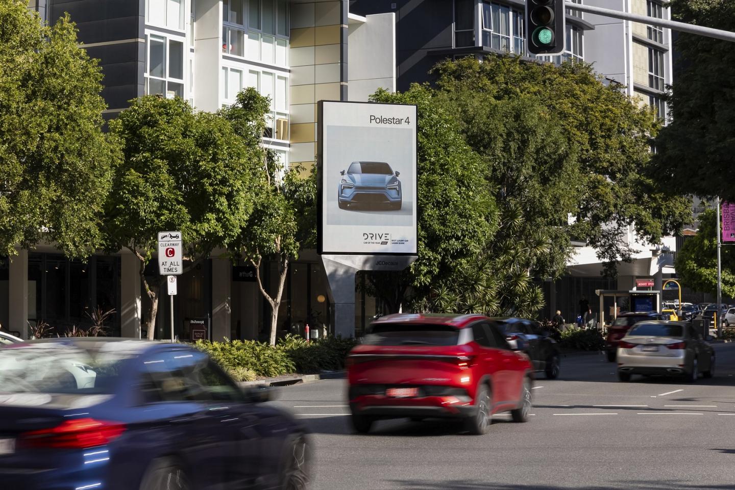 JCDecaux Aspire Network, Teneriffe, Brisbane, Polestar