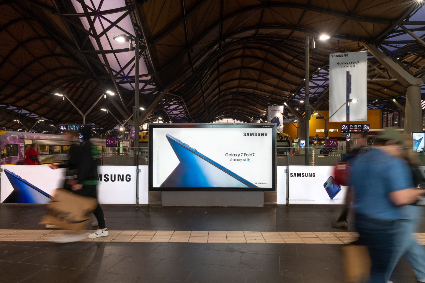 JCDecaux Station Domination, Southern Cross Station, Melbourne, Samsung