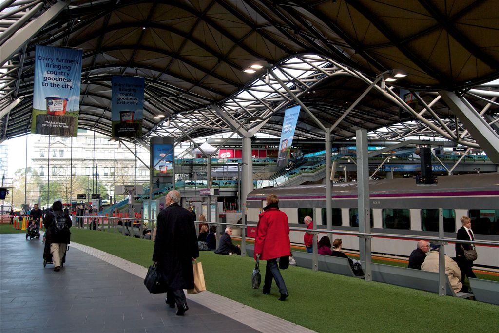 JCDecaux train station domination brand takeover 