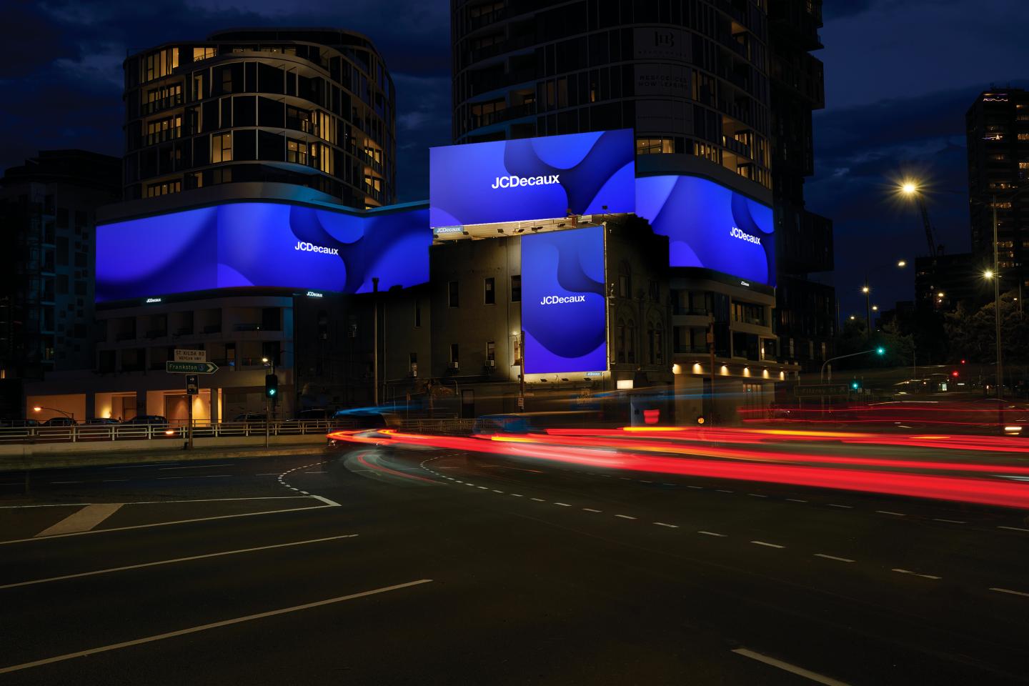 JCDecaux digital large format billboard Melbourne