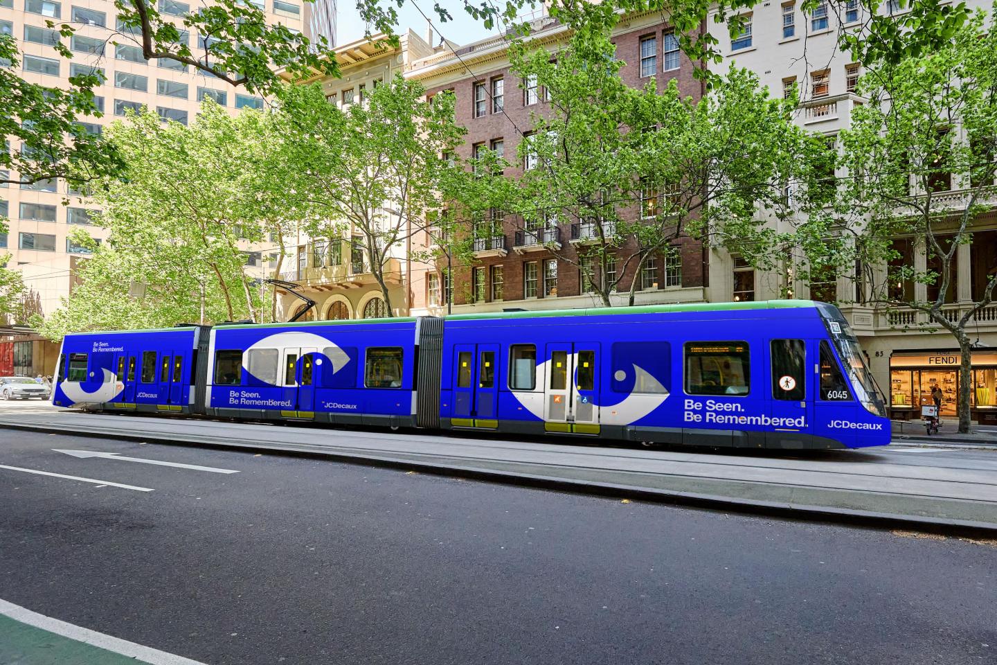 JCDecaux Tram Wrap Rail 