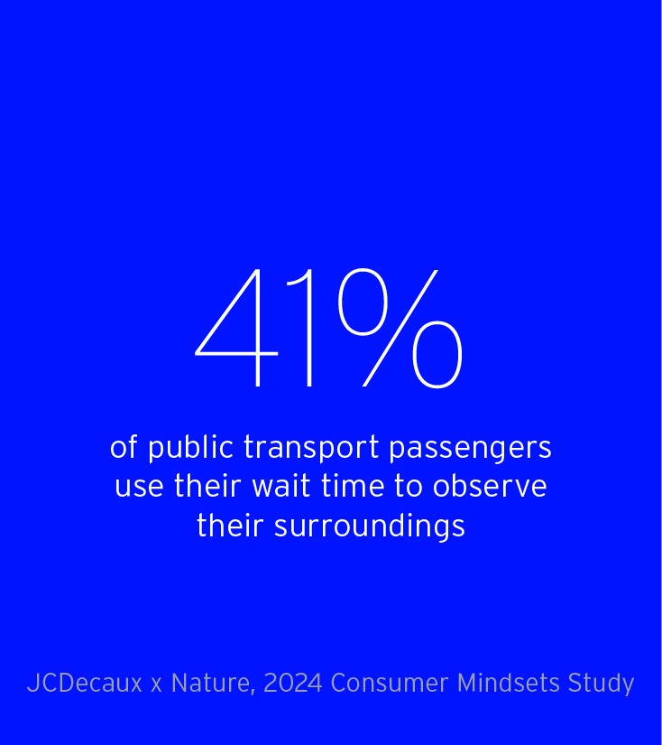 JCDecaux Cross Track rail advertising