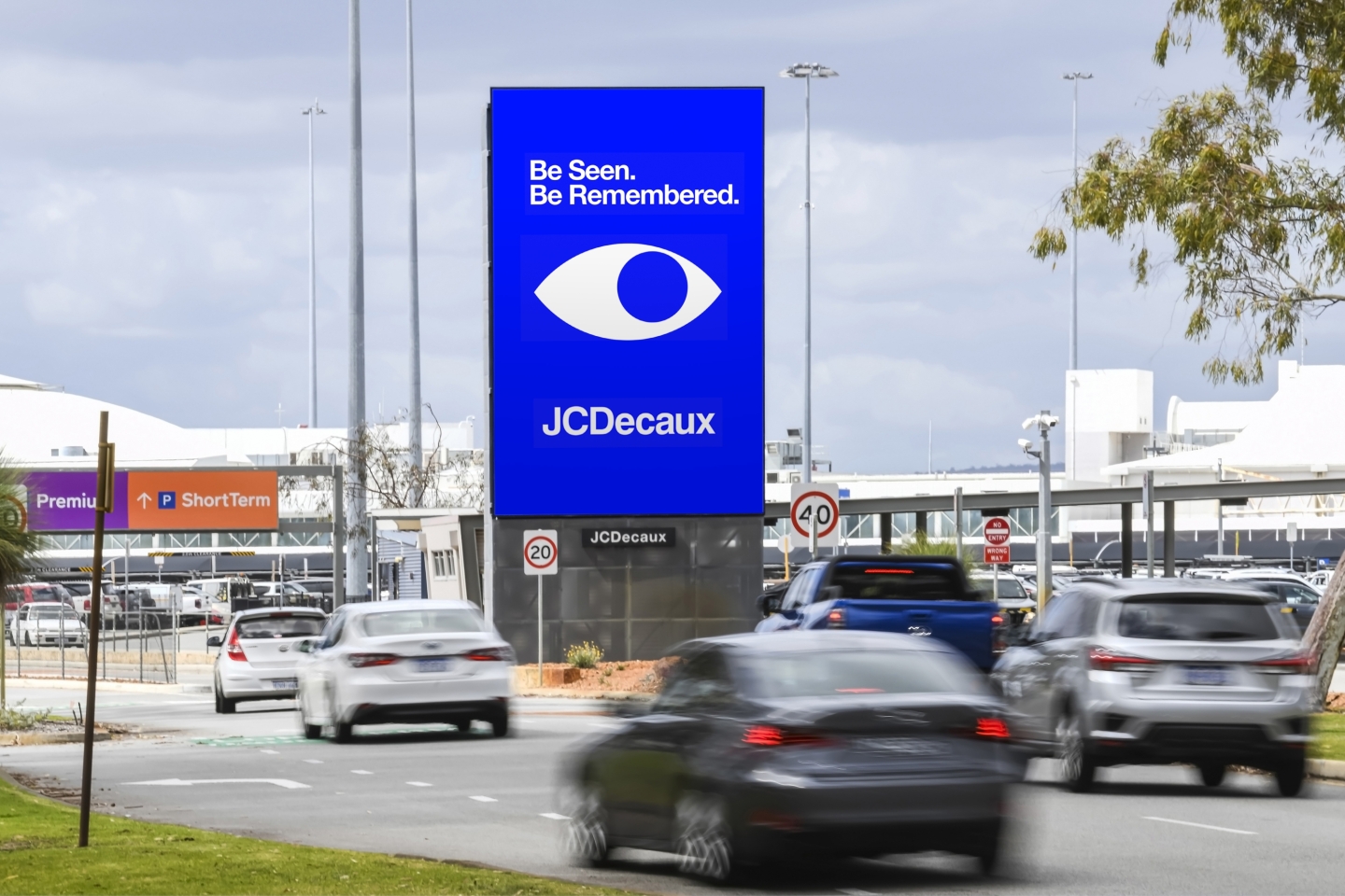 JCDecaux Australia billboards at Perth Airport 