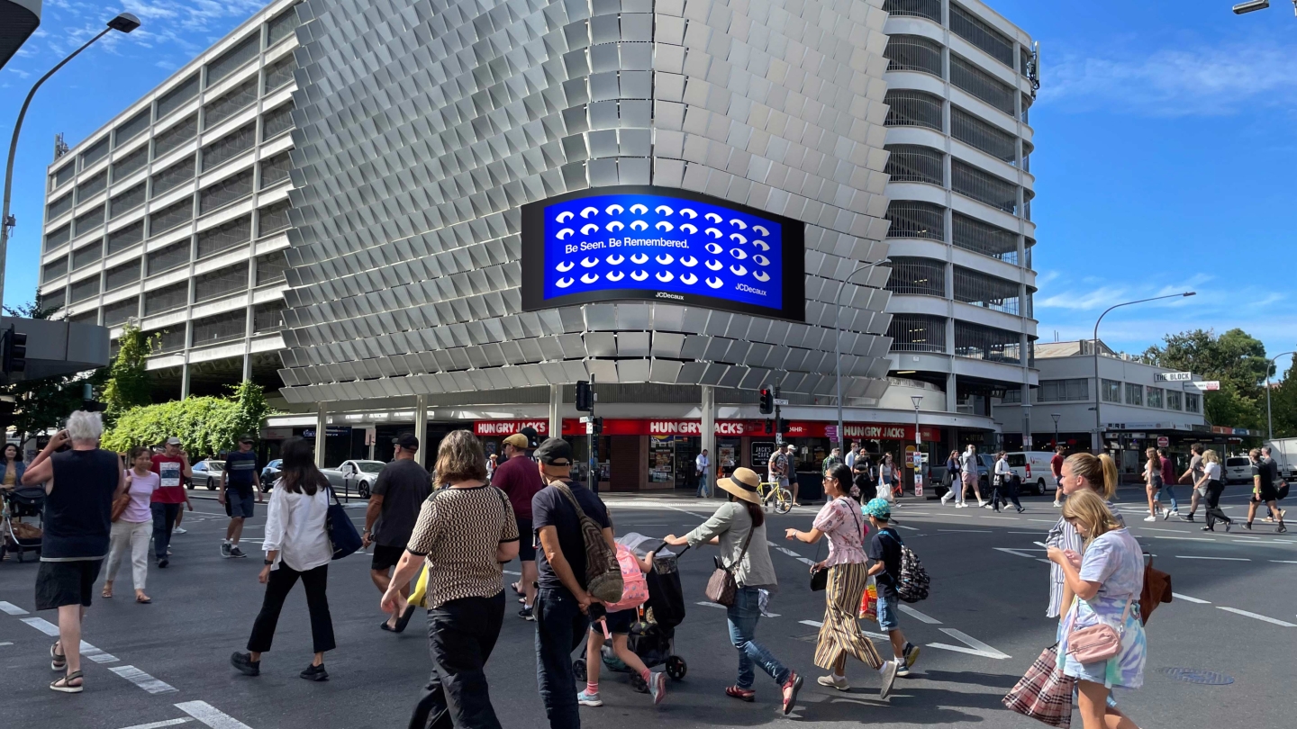 JCDecaux Australia rundle mall billboards adelaide 
