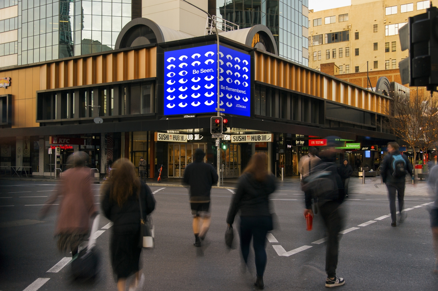 JCDecaux Adelaide outdoor advertising billboard Rundle Mall