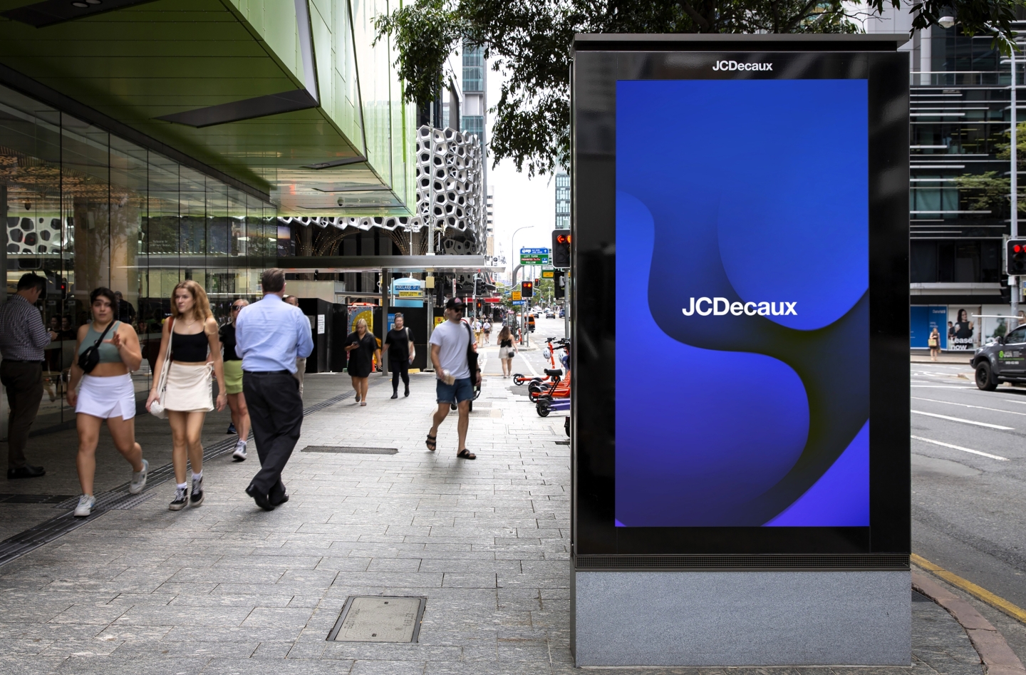 JCDecaux Brisbane small format street advertising billboards