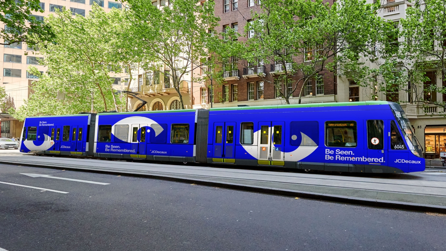 JCDecaux tram advertising Melbourne 