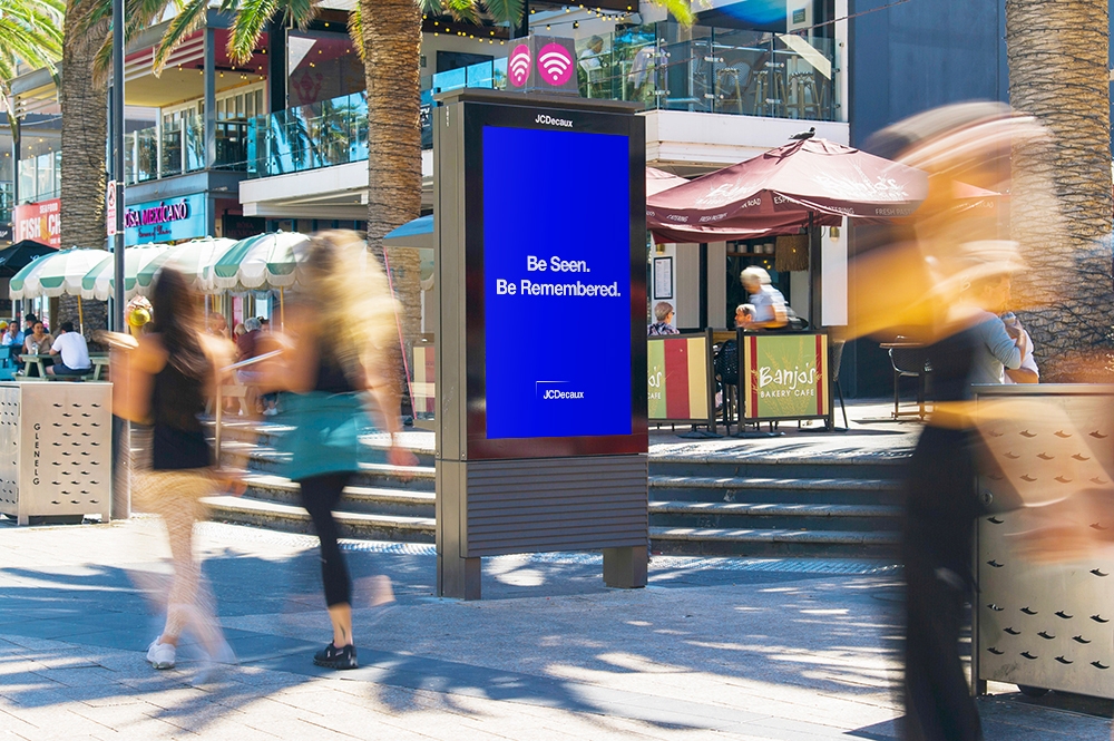 JCDecaux Adelaide street advertising boards 