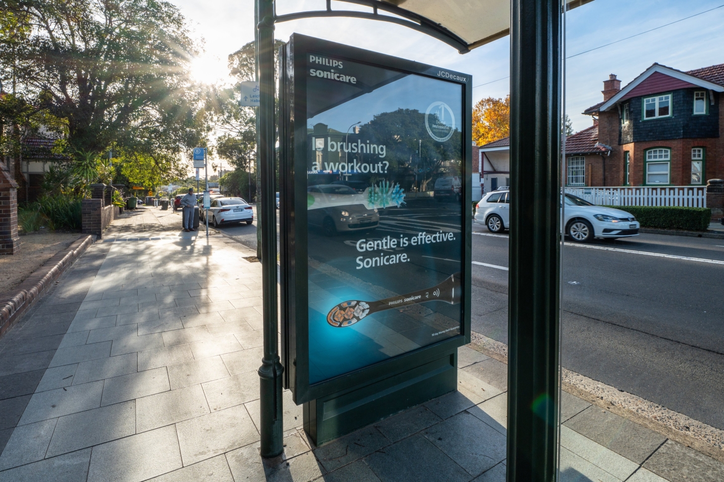 JCDecaux classicframe - street sign advertising bus stop
