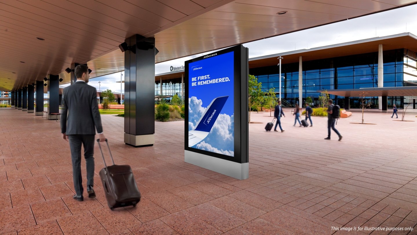 jcdecaux outdoor advertising western sydney international airport
