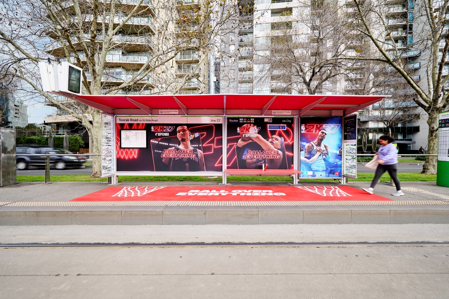 JCDecaux Australia creative brand experiences Melbourne tram takeover