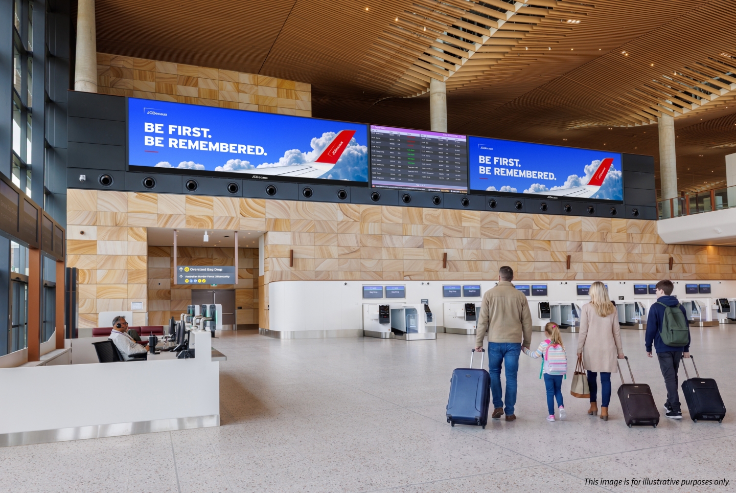 jcdecaux western sydney international airport digital billboard advertising