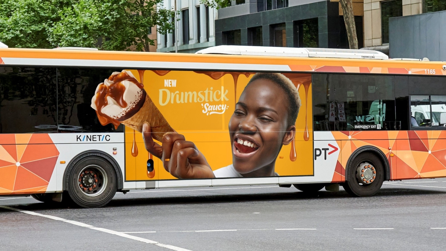JCDecaux Australia Transit Edge creative advertising solutions on buses