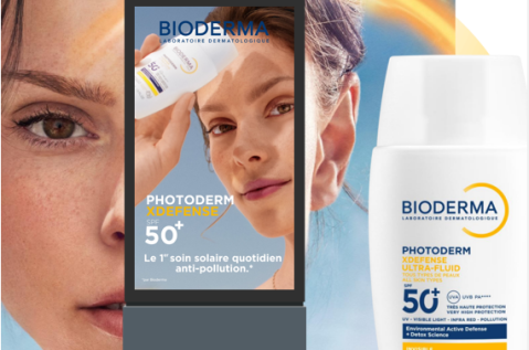 Een uiterst gerichte strategie dankzij pDOOH - Bioderma-campagne