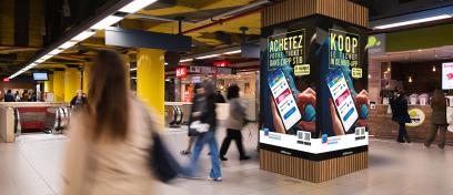 Visuel STIB - MIVB Cube ©JCDecaux