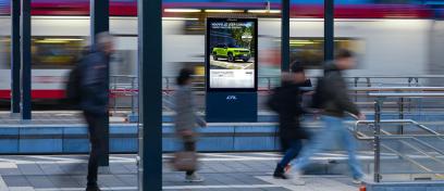 Luxembourg - JCDecaux Gain CFL gares Luxembourg - offre 100% digitale