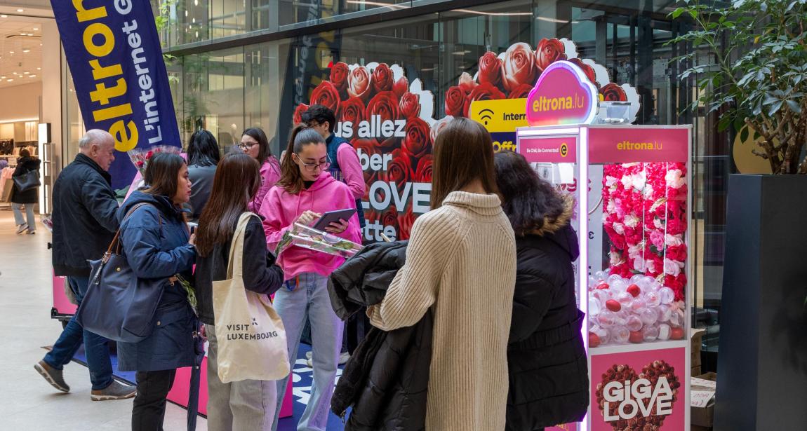 Saint Valentin - Eltrona - Giga Love - JCDecaux Luxembourg - 2026