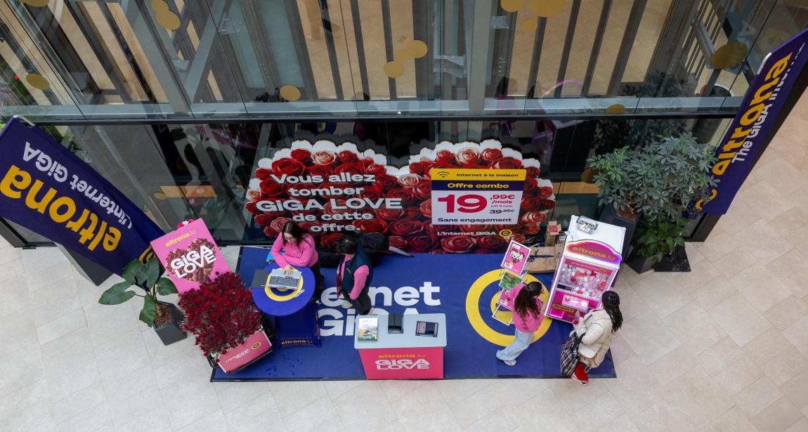 Saint Valentin - Eltrona - Giga Love - JCDecaux Luxembourg - 2026