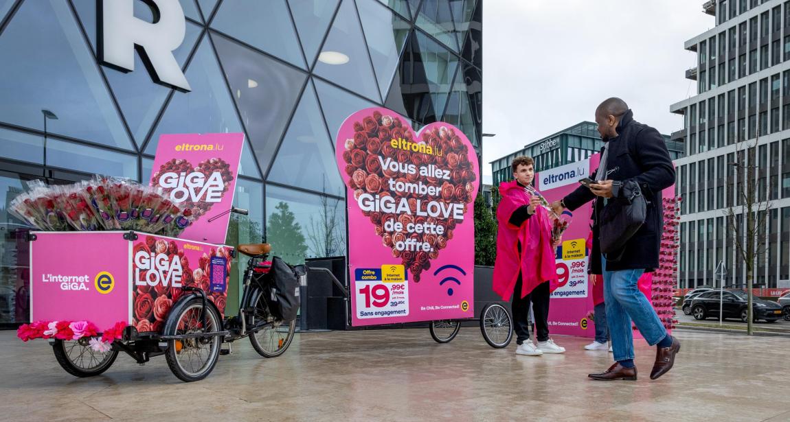 Saint Valentin - Eltrona - Giga Love - JCDecaux Luxembourg - 2026
