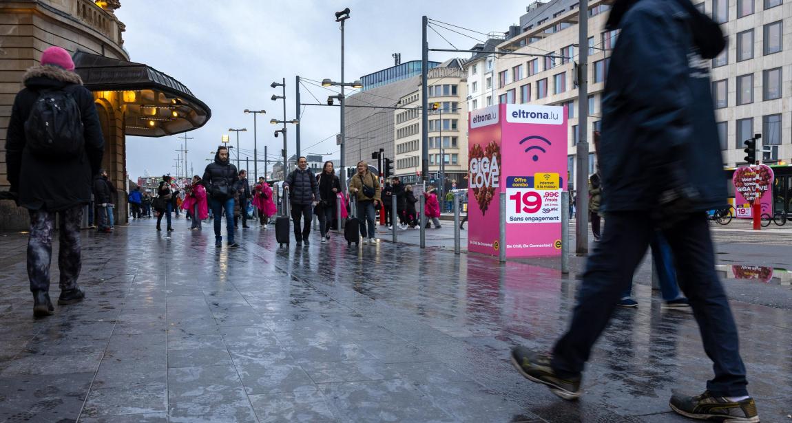 Saint Valentin - Eltrona - Giga Love - JCDecaux Luxembourg - 2026