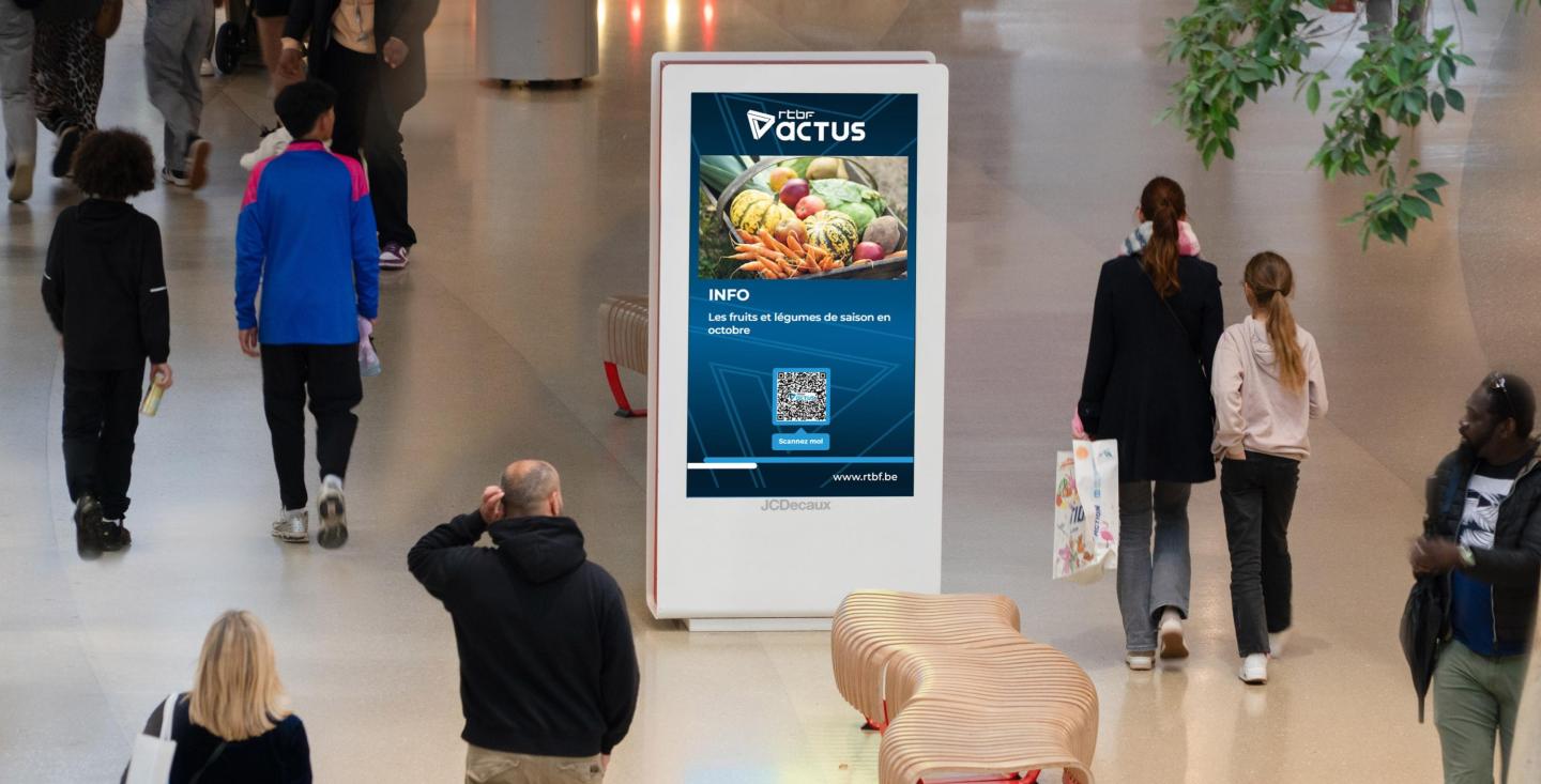  JCDecaux et la RTBF enrichissent l’expérience urbaine francophone - JCDecaux en de RTBF verrijken de Franstalige stedelijke ervaring