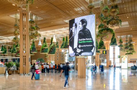 JCDecaux - Bangalore Airport - Spotify