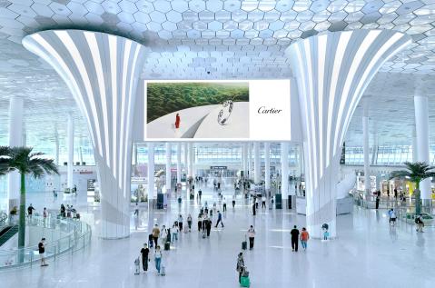 JCDecaux - Aéroport Shenzen - Cartier