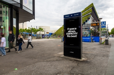 A DOOH Exploration CIP by Wall in Dusseldorf