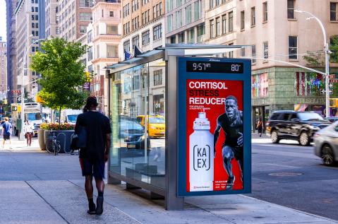 Kaex campaign in NYC - Nurture programme by JCDecaux