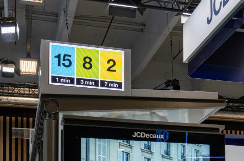 Number of bus lines on Le Bus Shelter Vivatech 2026 JCDecaux