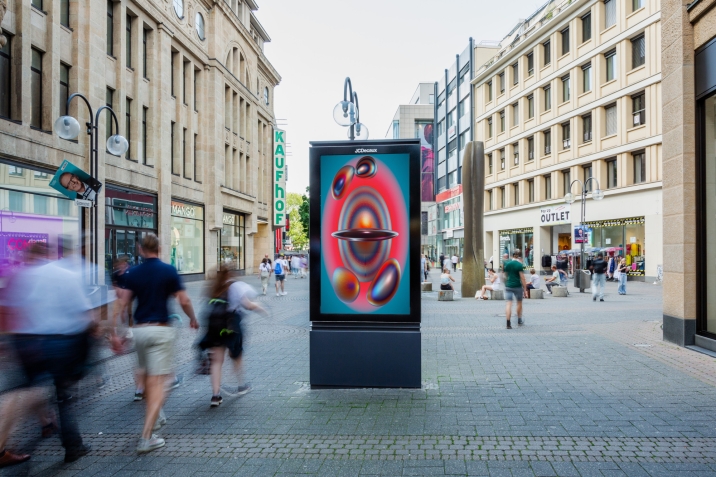 A DOOH Exploration CIP by Wall in Kohl, Germany