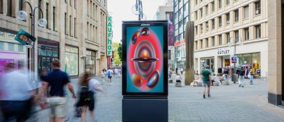 DOOH Exploration on a CIP by Wall in KOHL, Germany