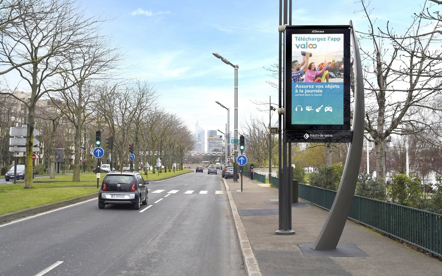 Smart furniture, JCDecaux, Paris, France (artist's impression)