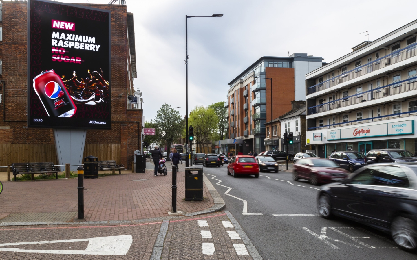 Zero-sugar Pepsi campaign, JCDecaux UK