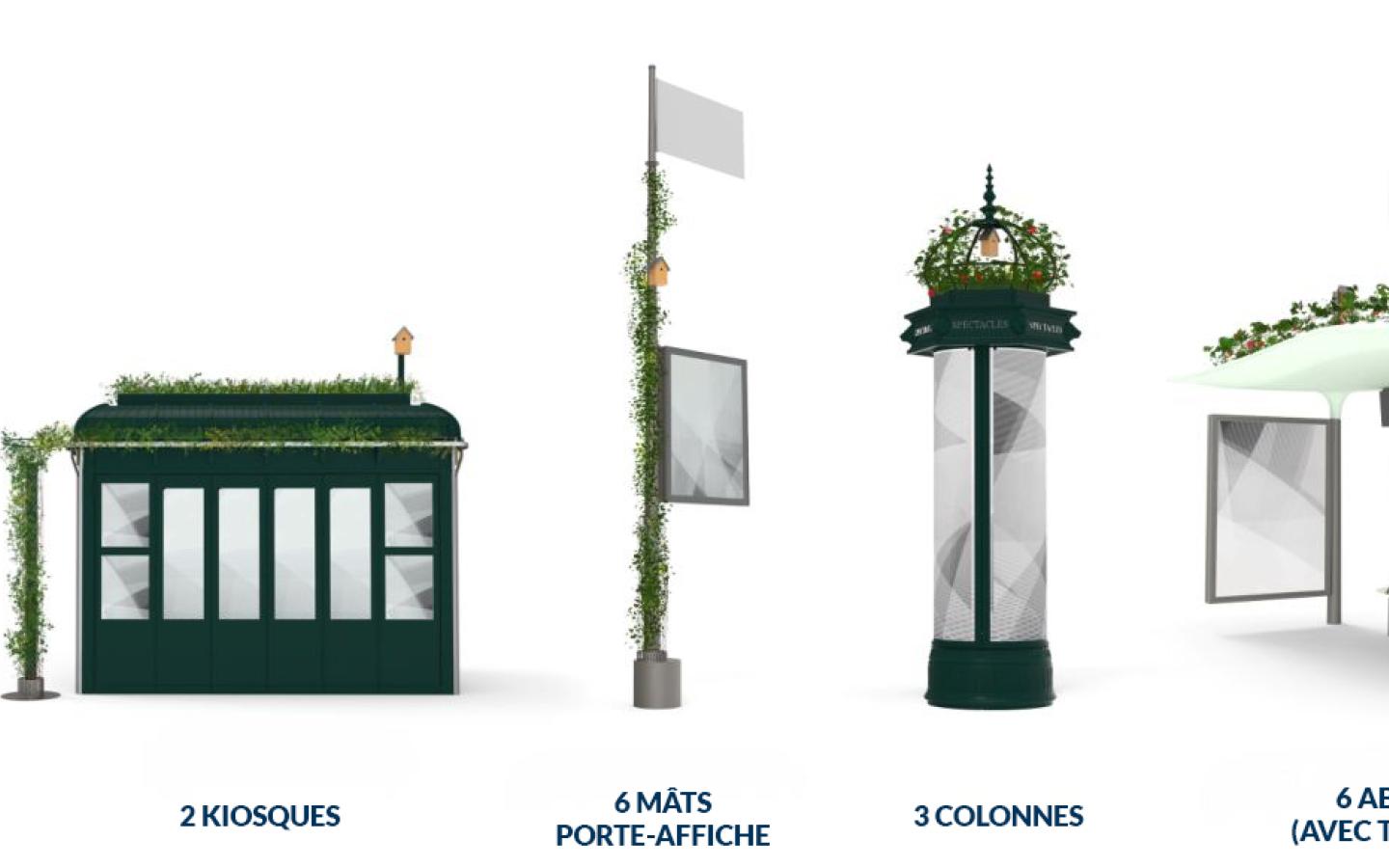 biodiversité paris JCDecaux mobilier urbain 