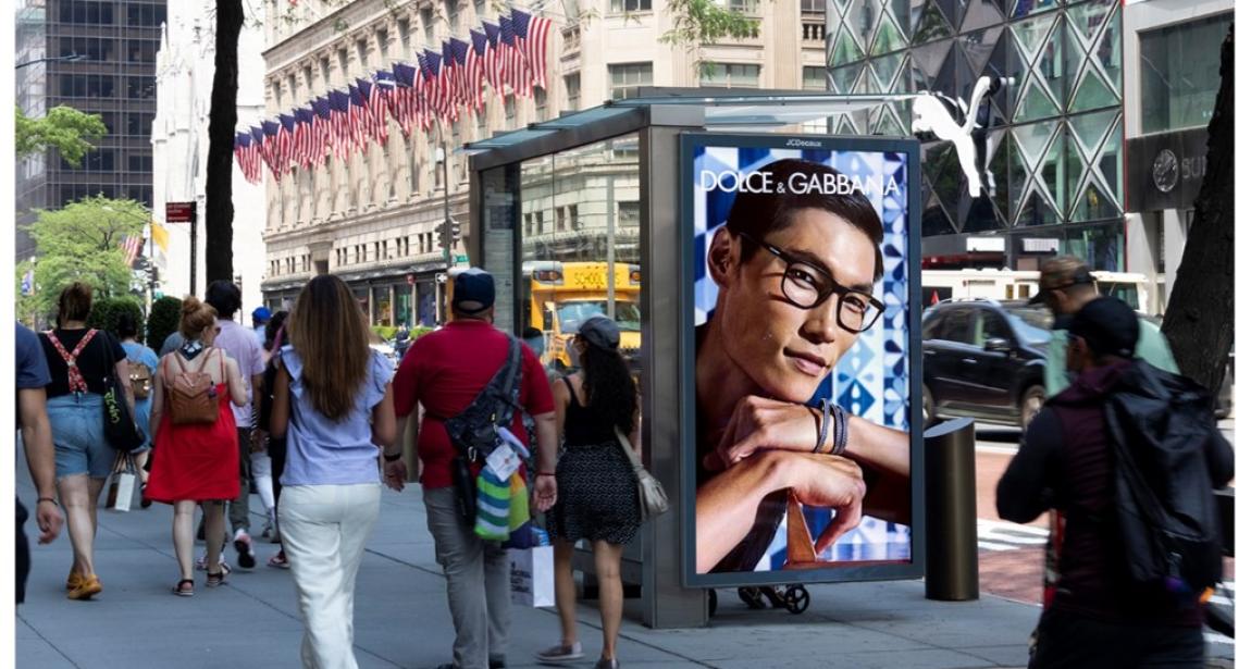 JCDecaux - Bus shelter - New York - Dolce Gabbana - FR