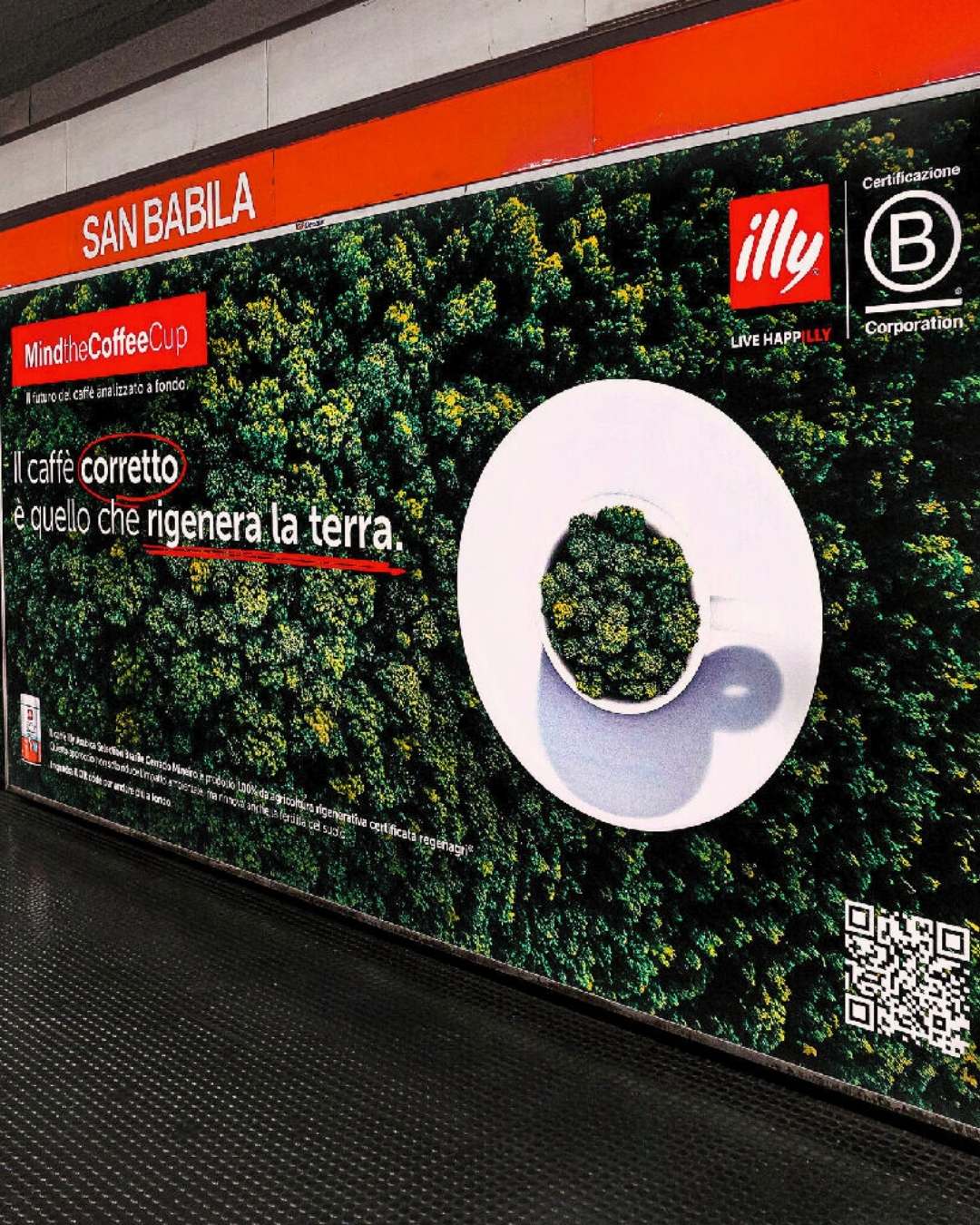 Illy Café - Milan - JCDecaux - Subway