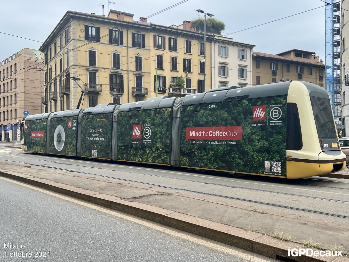 Illy Café - Milan - JCDecaux - Tramway