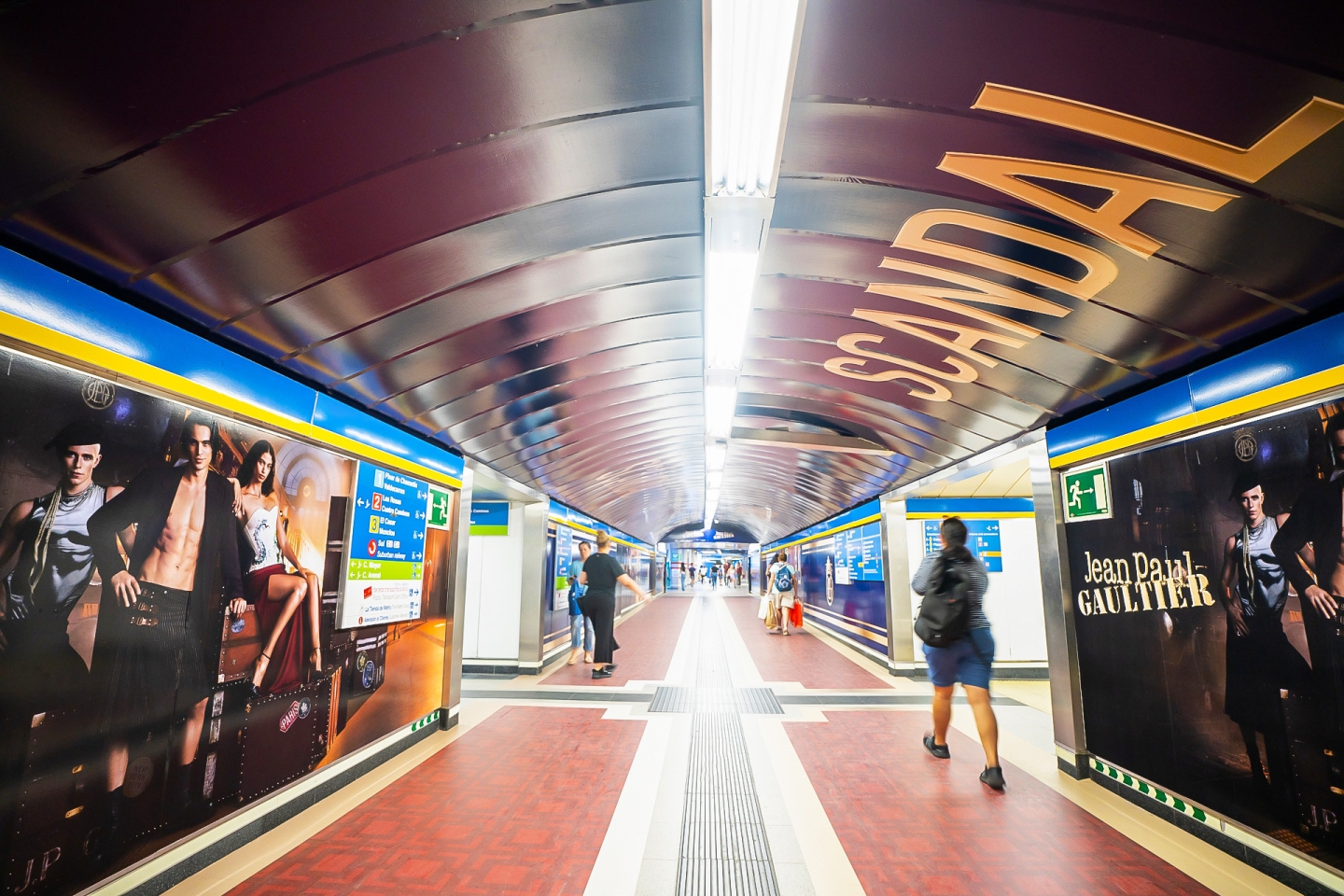 Jean-Paul Gauthier Campaign by JCDecaux in Sol Station Madrid