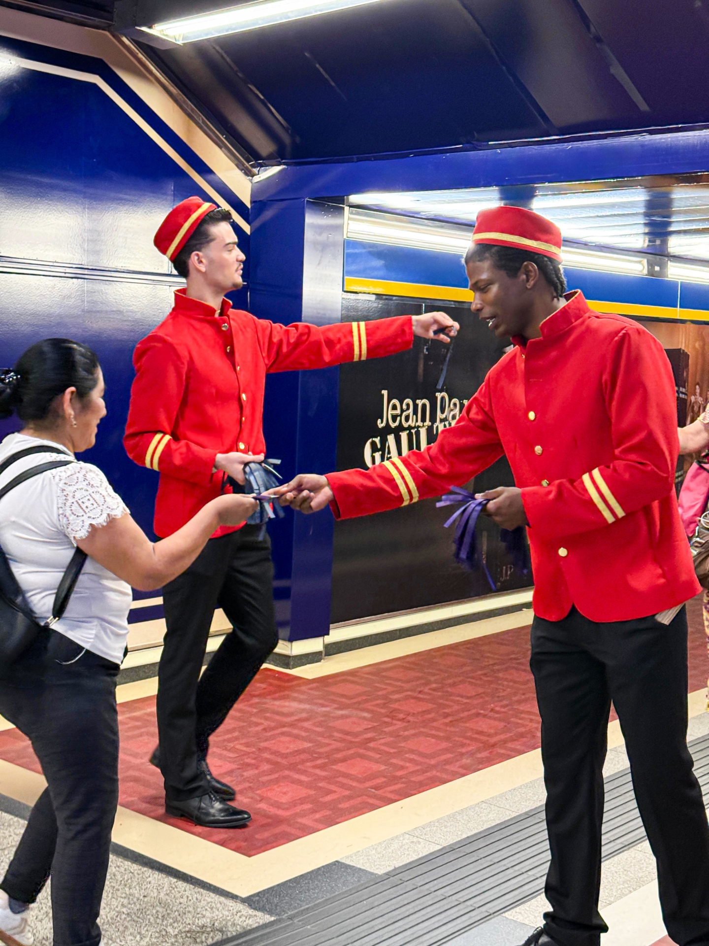 Jean-Paul Gauthier Campaign Samples by JCDecaux in Sol Station Madrid