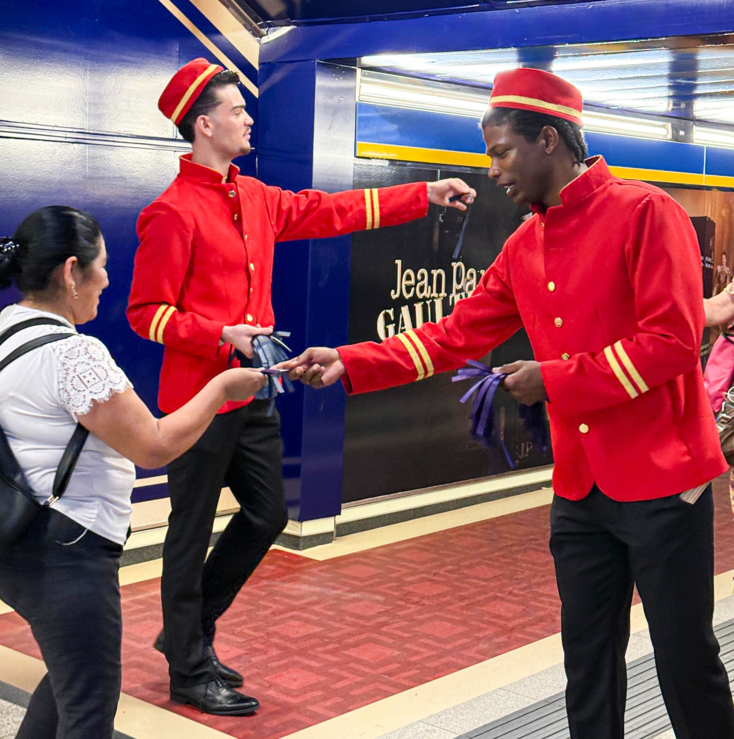 Jean-Paul Gauthier Campaign Samples by JCDecaux in Sol Station Madrid