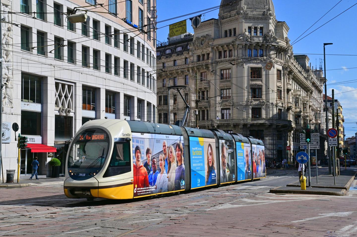 JCDecaux Tram en Italie