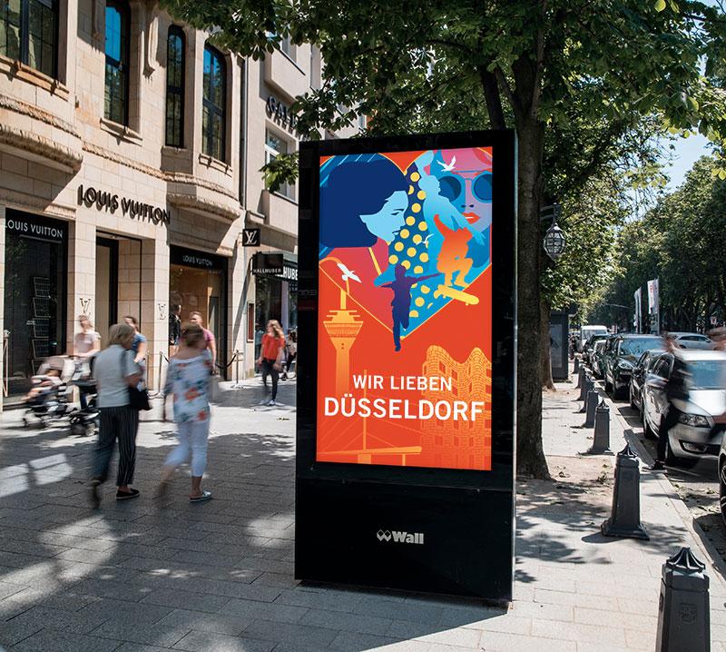 JCDecaux renouvelle son contrat publicitaire avec Düsseldorf
