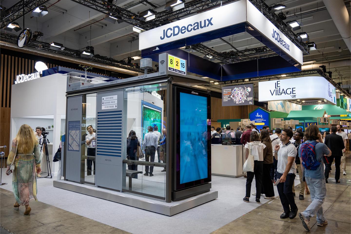 JCDecaux's stand in Vivatech 2026