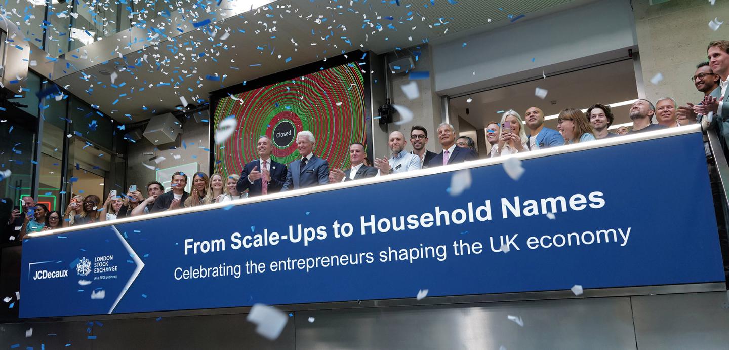 JCDecaux marks 10 years of Nurture at London Stock Exchange after supporting 500+ UK growth businesses