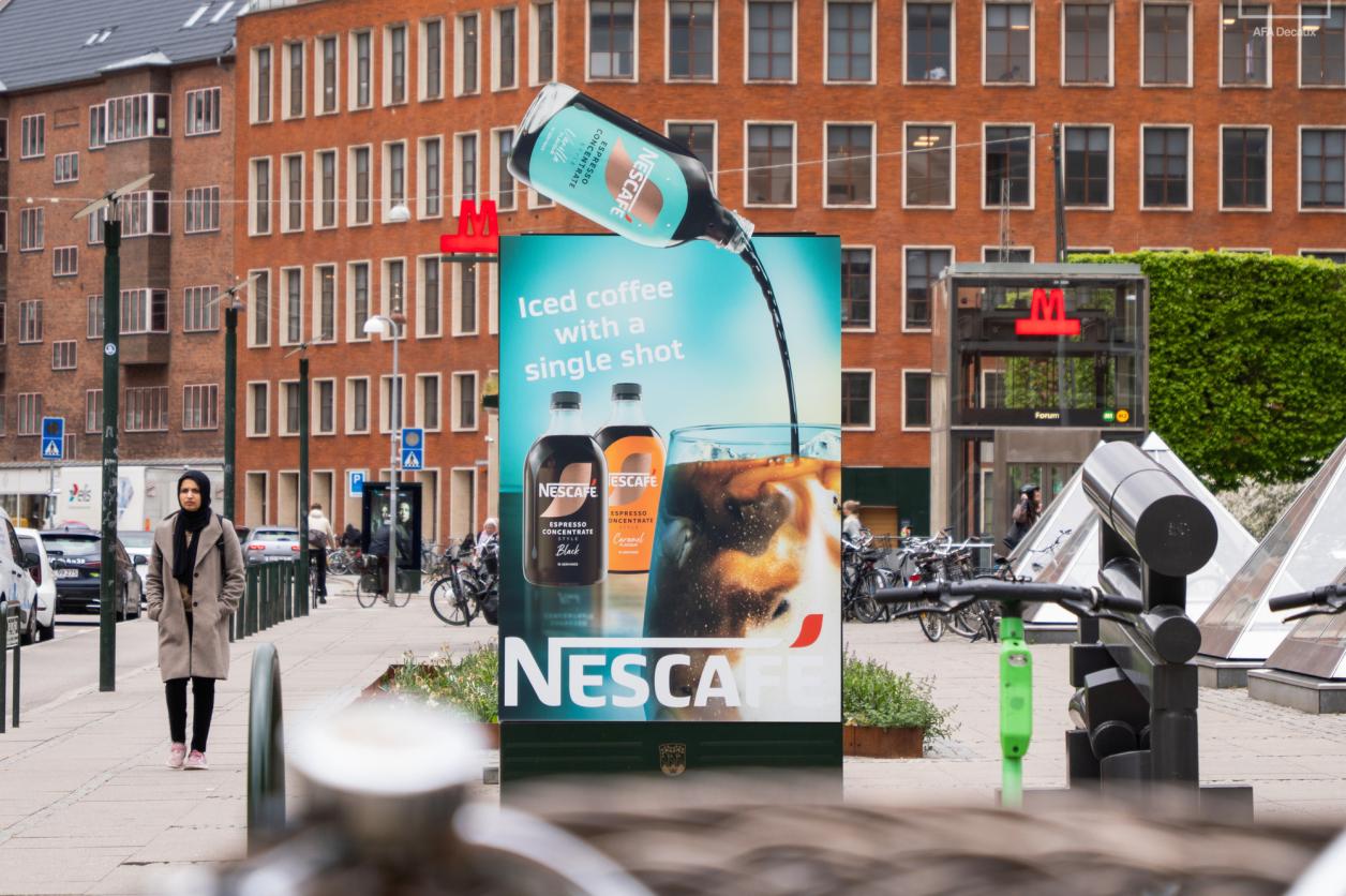 AFA Decaux – Nescafé – Fuldplade