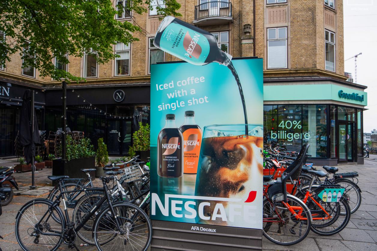 AFA Decaux – Nescafé – Fuldplade