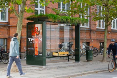 AFA Decaux - Frederiksberg - Abribus - Tron
