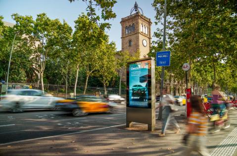 Mupi DS en Barcelona